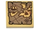Lot ID: 369206825  Part No: 3068pb0884  Name: Tile 2 x 2 with Map Islands, Anchor and Ship Pattern (Sticker) - Set 79008