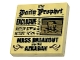 Part No: 3068pb1294  Name: Tile 2 x 2 with Newspaper 'the Daily Prophet', 'EXCLUSIVE', 'MAYHEM AT HIGH SECURITY PRISON', and 'MASS BREAKOUT FROM AZKABAN' Pattern