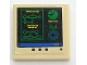 Part No: 3068pb1445  Name: Tile 2 x 2 with Screen and Green Diagrams Pattern (Sticker) - Set 70901