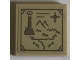 Part No: 3068pb2295  Name: Tile 2 x 2 with Dark Tan Map with Tower (Barad-dûr), Mountains, Compass Rose and Text Pattern (Sticker) - Set 10316