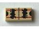 Part No: 3069pb0002  Name: Tile 1 x 2 with Two Locomotives Pattern (Train Ticket)