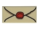 Part No: 3069pb0730  Name: Tile 1 x 2 with Envelope with Red Wax Seal and Dark Tan Highlights Pattern