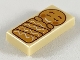 Part No: 3069pb0737  Name: Tile 1 x 2 with Gingerbread Baby Pattern