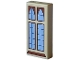 Part No: 3069pb1254 Name: Tile 1 x 2 with Reddish Brown Windows and Sill, Dark Bluish Gray Panes and Bright Light Blue Glass Pattern Part No: 3069pb1254 Name: Tile 1 x 2 with Reddish Brown Windows and Sill, Dark Bluish Gray Panes and Bright Light Blue Glass Pattern