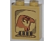 Part No: 3245cpb008  Name: Brick 1 x 2 x 2 with Inside Stud Holder with Horus Head Pattern (Sticker) - Set 7327