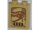 Part No: 3245cpb009  Name: Brick 1 x 2 x 2 with Inside Stud Holder with Eye of Horus Pattern (Sticker) - Set 7327
