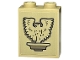 Lot ID: 406340827  Part No: 3245cpb234  Name: Brick 1 x 2 x 2 with Inside Stud Holder with Phoenix Bird Gargoyle with Dark Tan Feathers and Spread Wings Pattern (Sticker) - Set 76413