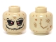 Part No: 3626pb0889  Name: Minifigure, Head Alien with Red Eyes and Stitched Mouth Pattern (Scarecrow)