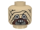 Part No: 3626pst  Name: Minifigure, Head Alien with SW Tusken Raider Pattern