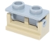 Part No: 3937c08  Name: Hinge Brick 1 x 2 with Light Bluish Gray Top Plate (3937 / 3938)