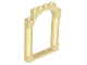 Part No: 40066  Name: Door, Frame 1 x 6 x 7 Rounded Pillars with Top Arch and Notches