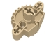 Part No: 44810  Name: Bionicle Matoran Torso, Gear 9 Tooth with 3 Axle Holes and 2 Pin Holes