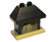 Part No: 4918c01  Name: Duplo, Furniture Fireplace with Black Top with 2 Studs
