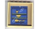 Part No: 59349pb016  Name: Panel 1 x 6 x 5 with Blue Trophy Cabinet Pattern (Sticker) - Set 4982
