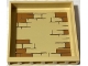 Part No: 59349pb278  Name: Panel 1 x 6 x 5 with Tan and Dark Orange Bricks Type 1 Pattern on Inside (Sticker) - Set 75930