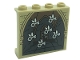 Part No: 60581pb183  Name: Panel 1 x 4 x 3 with Side Supports - Hollow Studs with Flying Keys, Arch and Bricks Pattern (Sticker) - Set 71043