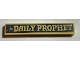 Part No: 6636pb282  Name: Tile 1 x 6 with 'The DAILY PROPHET' on Dark Bluish Gray Background Pattern (Sticker) - Set 75978