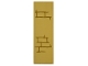 Part No: 69729pb200 Name: Tile 2 x 6 with Brick Wall with Dark Tan Mortar Pattern (Sticker) - Set 76450 Part No: 69729pb200 Name: Tile 2 x 6 with Brick Wall with Dark Tan Mortar Pattern (Sticker) - Set 76450
