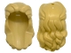 Part No: 7054  Name: Minifigure, Hair Female Long Wavy with Parted Bangs Swept Back, Smooth Top with Pin Hole