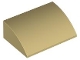 Afbeelding van Lego stukje, Slope, Curved 4 x 6 x 1 2/3, Tan