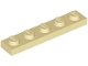 Lego part: Plate 1 x 5