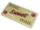 Part No: 87079pb1069  Name: Tile 2 x 4 with 'HOME Sweet HOME' Pattern (Sticker) - Set 10267
