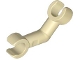 Part No: 93061  Name: Arm Skeleton, Bent with Clips at 90 degrees (Vertical Grip)