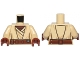Part No: 973pb1257c01  Name: Torso SW Jedi Robe, Reddish Brown Undershirt and Belt Pattern (SW Agen Kolar) / Tan Arms / Reddish Brown Hands