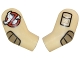 Part No: 981982pb067  Name: Arm, (Matching Left and Right) Pair with Ghostbusters Pattern