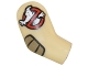 Part No: 982pb067  Name: Arm, Right with Ghostbusters Logo and Elbow Patch Pattern