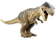 Part No: trex12  Name: Dinosaur Tyrannosaurus rex with Dark Tan Back and Dark Bluish Gray Markings