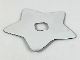 Part No: 46581pls  Name: Clikits, Icon Accent Plastic Star 4 3/4 x 4 3/4