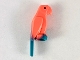 Lot ID: 404917426  Part No: 27063pb03  Name: Bird, Parrot with Large Beak with Marbled Dark Turquoise Pattern
