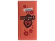 Part No: 3069pb1412 Name: Tile 1 x 2 with Coral Journal with Heart Shaped Lock and Flowers Pattern (Sticker) - Set 76781 Part No: 3069pb1412 Name: Tile 1 x 2 with Coral Journal with Heart Shaped Lock and Flowers Pattern (Sticker) - Set 76781