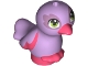 Lot ID: 363326870  Part No: 35074pb06  Name: Bird, Friends / Elves, Feet Joined with Lavender Body and Lime Eyes Pattern
