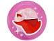 Part No: 98138pb418 Name: Tile, Round 1 x 1 with Fairy Godmother Flora, Light Nougat Face, Red Cloak, White Dots and Sparkles Pattern Part No: 98138pb418 Name: Tile, Round 1 x 1 with Fairy Godmother Flora, Light Nougat Face, Red Cloak, White Dots and Sparkles Pattern