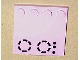 Part No: 6179pb008  Name: Tile, Modified 4 x 4 with Studs on Edge with Black Dots and Broken Circles Pattern (Sticker) - Set 5890