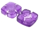 Lot ID: 408753894  Part No: 51510  Name: Clikits, Icon Square 2 x 2 Small with Hole, Polished (Transparent Colors Only)