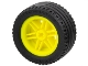 Lego part: Wheel 30.4mm D. x 20mm with No Pin Holes and Reinforced Rim with Black Tire 43.2 x 22 ZR (56145 / 44309)