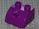 Part No: 4419  Name: Duplo, Brick 2 x 2 Slope Curved with Hole Connector