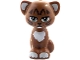 Lego part: Cat, Friends Style, Sitting with Sand Green Eyes, Dark Brown Facial Markings, Nose and Whisker Dots, White Inner Ears, Chin, Chest and Paws Pattern (Peri)