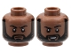 Lot ID: 387888594  Part No: 3626cpb3062  Name: Minifigure, Head Dual Sided Black Eyebrows and Beard, Neutral / Grin with Raised Left Eyebrow Pattern - Hollow Stud