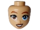 Lot ID: 395380563  Part No: 105809  Name: Mini Doll, Head Friends with Reddish Brown Eyebrows, Lips and Eye Right, Dark Azure Eye Left, Black Eyelashes, Open Mouth Smile with Teeth Pattern