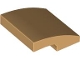 LEGO: Slope, Curved 2 x 2 x 2/3 |  | Medium Tan