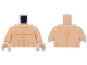 Part No: 973pb6344c01  Name: Torso Bare Chest, Medium Nougat Muscles Pattern / Medium Tan Arm / Medium Tan Hands