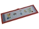 Part No: 6910pb02  Name: Scala Cupboard Door Large with Grille, Chalk Board, Butterfly, Envelopes, Baby, Teddy Bear, Carrot, and Fish Pattern (Stickers) - Set 3243