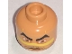 Part No: 3626cpb0627  Name: Minifigure, Head Alien with SW Quinlan Vos Pattern - Hollow Stud