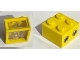 Lot ID: 398562114  Part No: 08010ac01  Name: Electric, Light Brick 12V 2 x 2 with 2 Plug Holes, Trans-Clear Smooth Lens