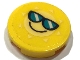 Part No: 14769pb0581 Name: Tile, Round 2 x 2 with Bottom Stud Holder with Bright Light Yellow Sun with Dark Turquoise Sunglasses and Smile Pattern (Sticker) - Sets 41411 / 41413 / 41414 Part No: 14769pb0581 Name: Tile, Round 2 x 2 with Bottom Stud Holder with Bright Light Yellow Sun with Dark Turquoise Sunglasses and Smile Pattern (Sticker) - Sets 41411 / 41413 / 41414