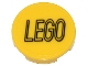 Part No: 14769pb569  Name: Tile, Round 2 x 2 with Bottom Stud Holder with Black LEGO Logo Outline on Transparent Background Pattern (Sticker) - Set 80036